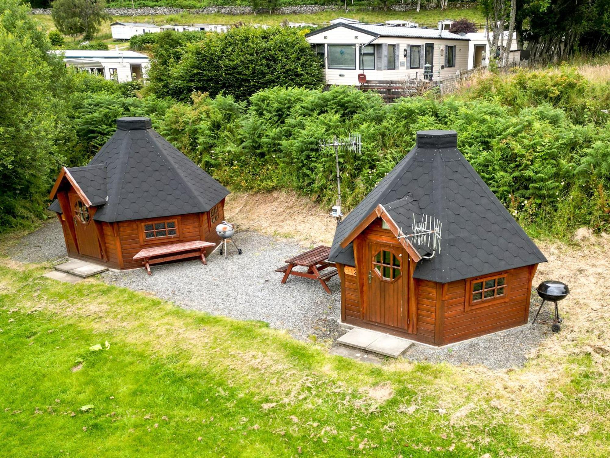 Cruachan Caravan And Camping Farm Killin Bagian luar foto